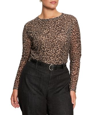 Long Sleeve Mesh Top