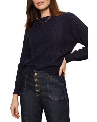 Nomad Cable Popover Sweater