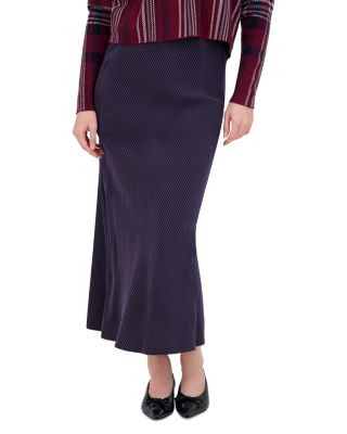 Brushed Straight Slip Skirt