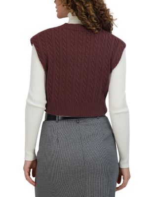 Cable Knit Vest 