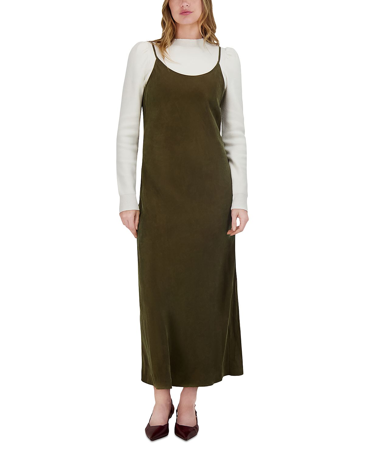 Point Brush Straight Dress