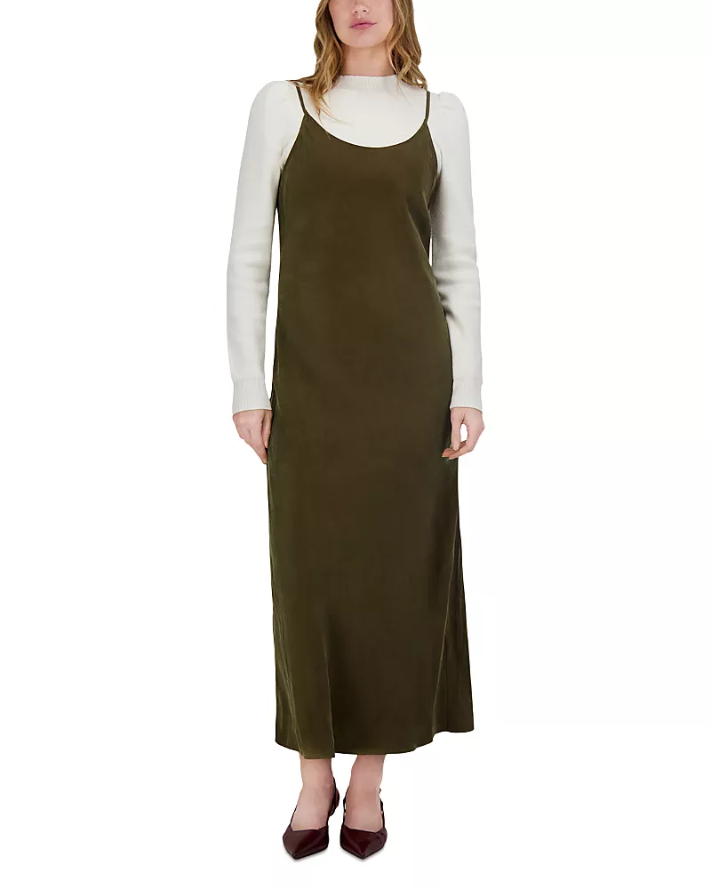Point Brush Straight Dress