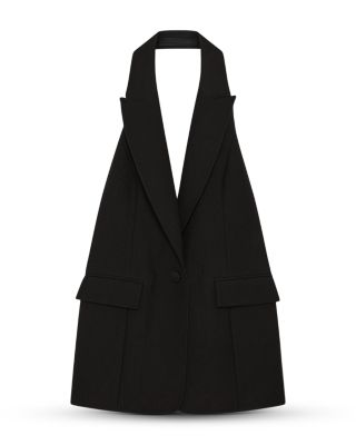 Body Black Sleeveless Blazer