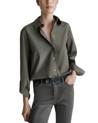 Frizzo Olive Blouse