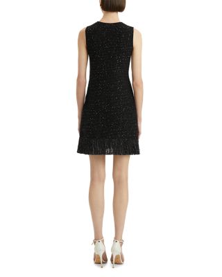 Textured Tweed Mini Dress