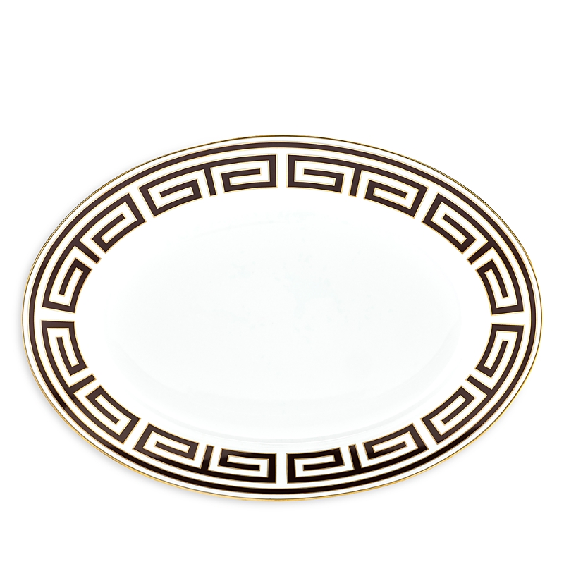 Ginori 1735 Labirinto Oval Flat Platter In White