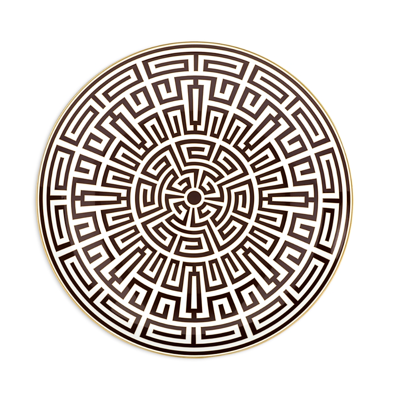 Ginori 1735 Labirinto Venezia Charger Plate In Black