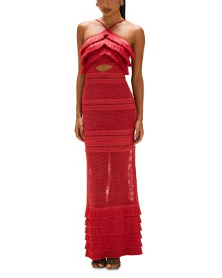Halter Neck Maxi Dress