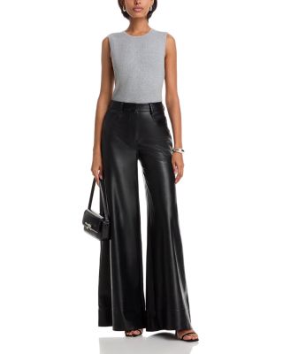 Elephant Faux Leather Pants 