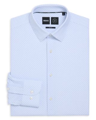 Hank Slim Fit Stretch Button-Front Shirt