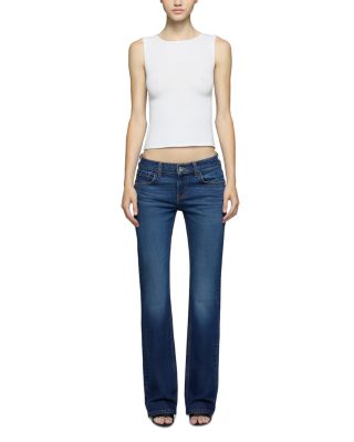 Maria Mid Rise Bootcut Jeans in Tribeca