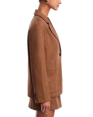 Ember Suede Blazer &amp; Mini Skirt