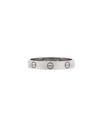 Pre-Owned Cartier - Love Wedding Band Ring 18K White Gold