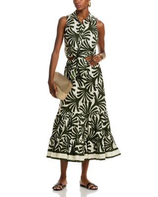 Highland Cotton Tie Front Top