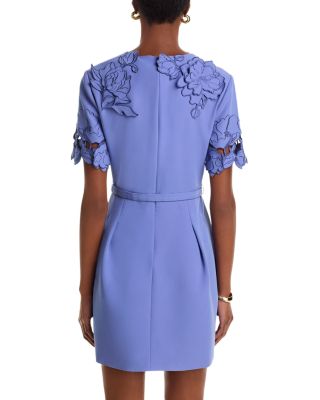 Aurelie Appliqu&amp;eacute; Mini Dress