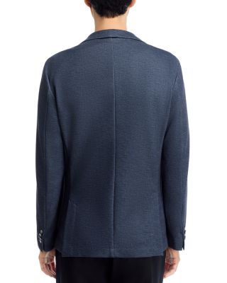 Hanry Melange Jersey Slim Fit Unstructured Sport Coat
