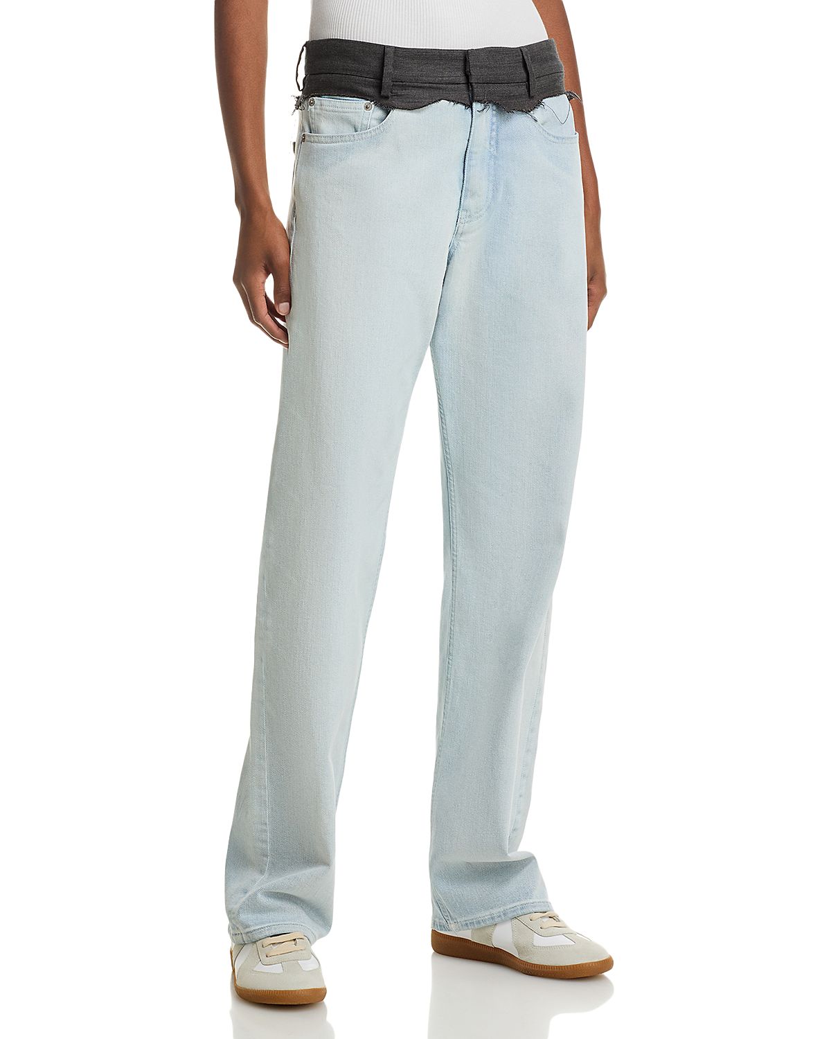 MM6 Maison Margiela High Rise Straight Jeans