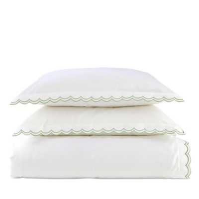 Scallop Edge Duvet Cover Set