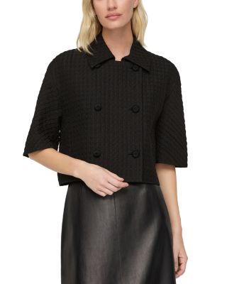 Short Sleeve Double Breasted Jacket