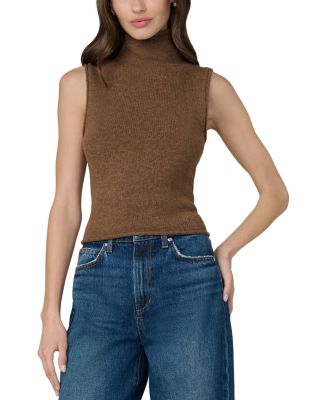 The Stevie Sleeveless Roll Neck Sweater