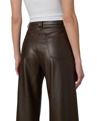 The Mia Faux Leather Wide Leg Pants