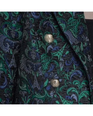 Cropped Motif Blazer