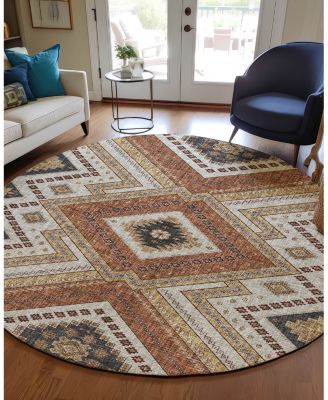 Dalyn Portico Washable PO5 Round Area Rug, 8' x 8'