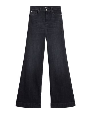 Modern Dojo Flare Leg Jeans in Black