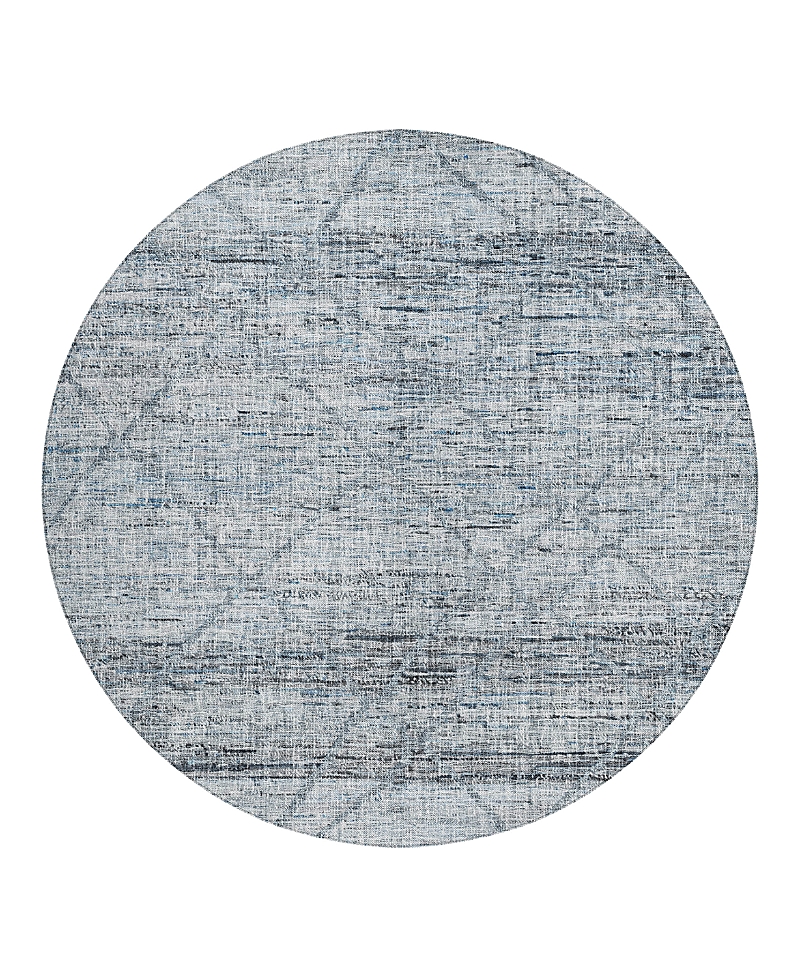 Dalyn Rug Company Dalyn Portico Washable Po1 Round Area Rug, 8' X 8' In Blue