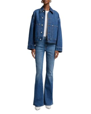 High Rise Ali Flared Leg Jeans in Royalty  