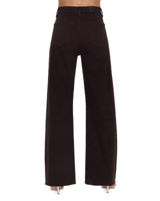 Penny High Rise Wide Leg Jeans in Mocha