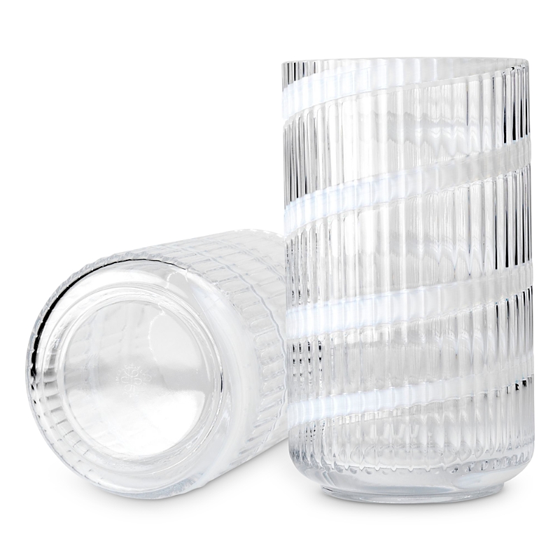 Rosendahl Lyngby Swirl Vase, 9.8 In Transparent