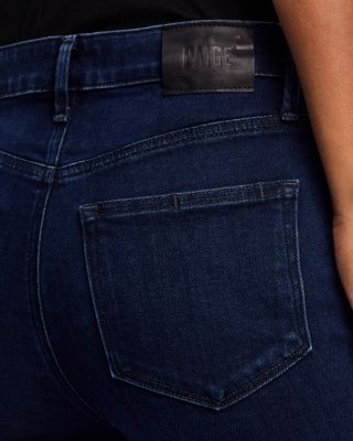 Gemma High Rise Reverse Seam Skinny Jeans in Bespoke