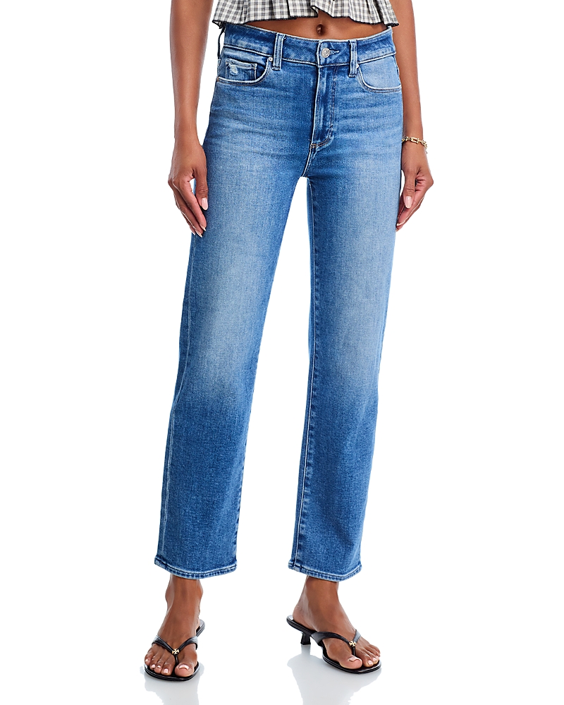 Paige Mason High Rise Ankle Jeans In Big Ben In Blue