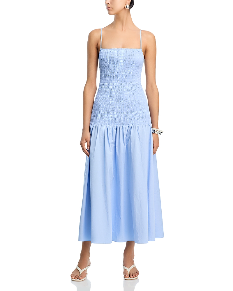 Solid & Striped The Vida Dress In Blue