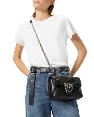 Love Puff Mini Leather Shoulder Bag