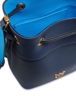 Secchiello Mini Double Leather Bucket Bag