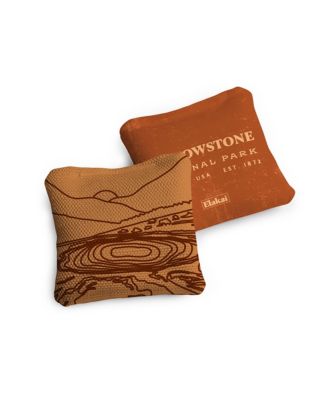 4x4 Yellowstone National Park Durasuede + Turbo Polyglide Pilot Versacraft Cornhole Bags