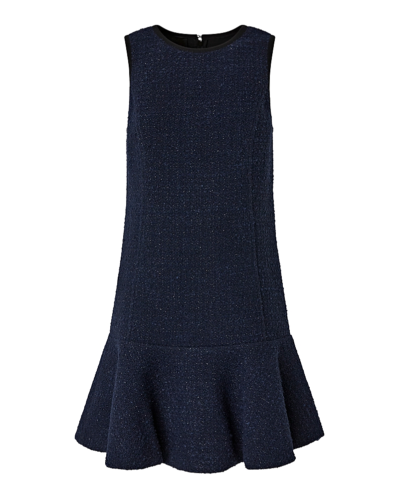 Pinko Strappy Pleated Gown Metallic Flare In Blue