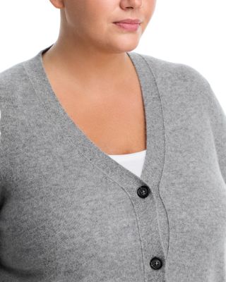 100% Cashmere V Neck Cardigan Sweater - Exclusive