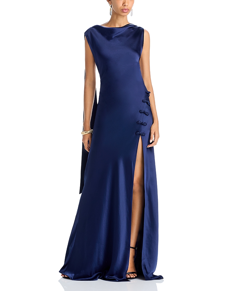 Sau Lee Priscilla Gown In Blue