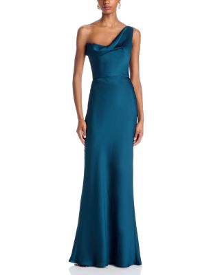 Draped One Shoulder Dress