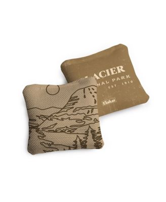 4x4 Glacier National Park Durasuede + Turbo Polyglide Pilot Versacraft Cornhole Bags