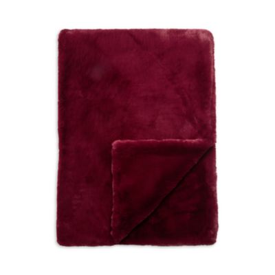 Big Rabbit Double Sided Faux Fur Throw Blanket - Exclusive