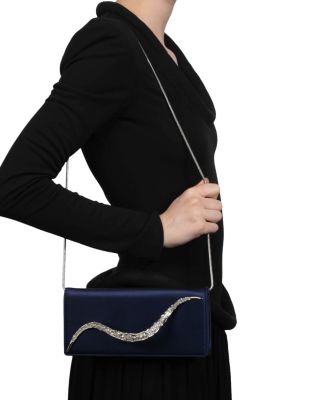 Crystal Curve Side Handle Clutch