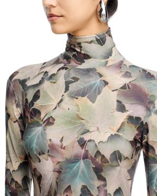 Turtleneck Fishtail Gown