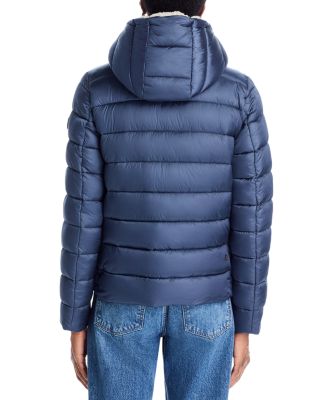 Gretel Faux Shearling Hooded Puffer Jacket