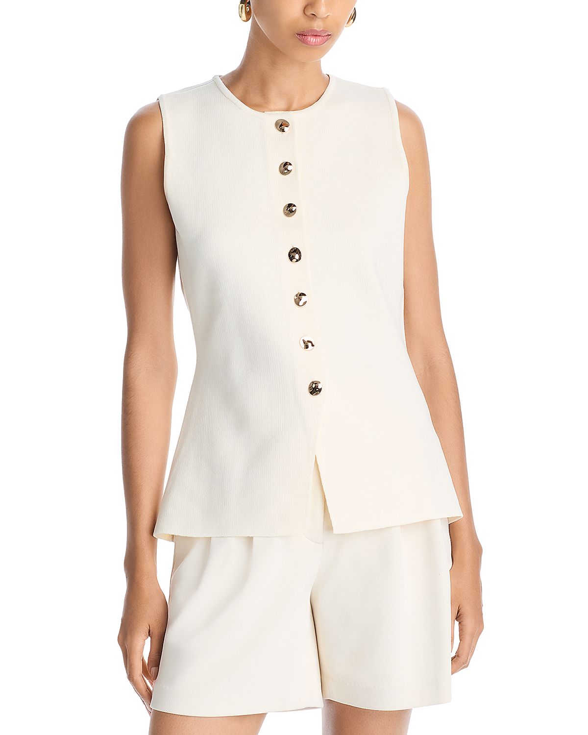 Aqua Sleeveless Sweater - Exclusive