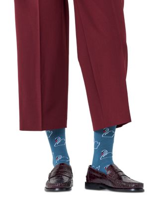Swan Print Socks
