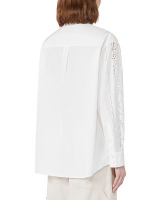 Emi Broderie Anglaise Detail Shirt  